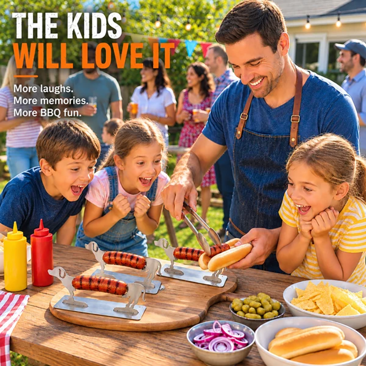 Picnic Party Hot Dog Grilling Holder