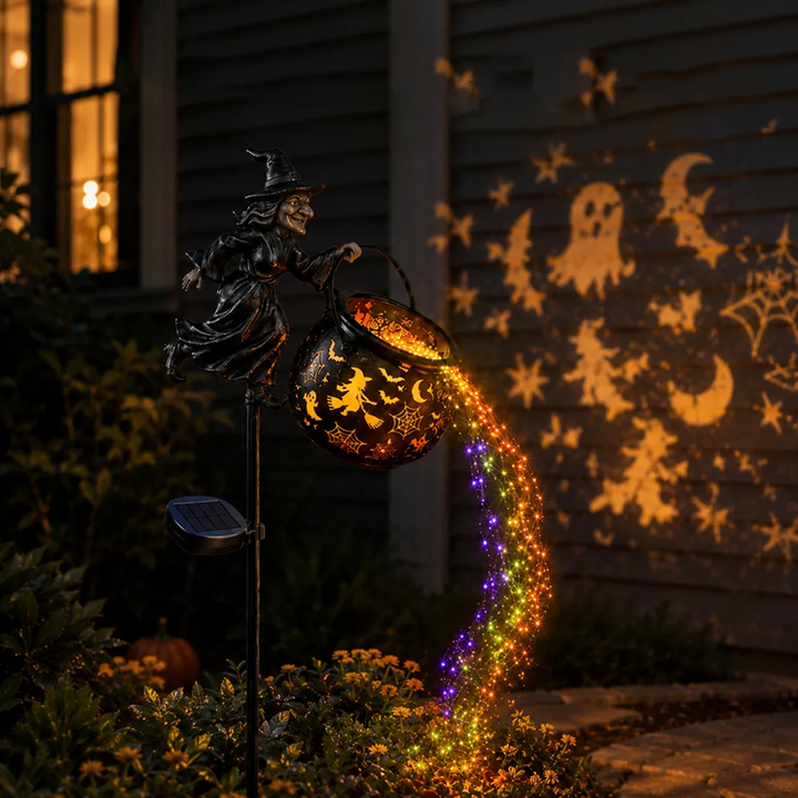 Halloween Witch Garden Light