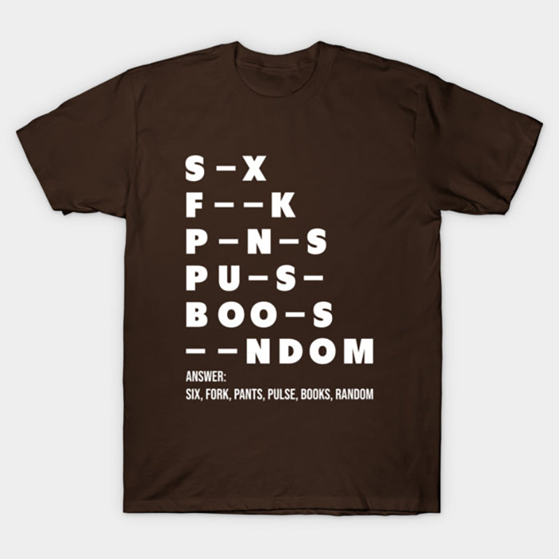 Funny Adult Dirty Mind Questions T-Shirt
