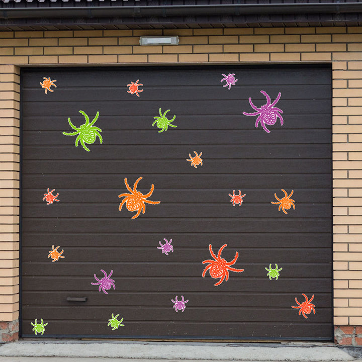 Halloween Bat and Spider Magnetic Decals