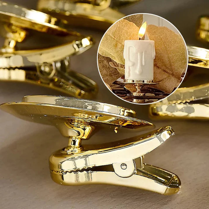 LED Cone - Shaped Festival Clip - Candle Included