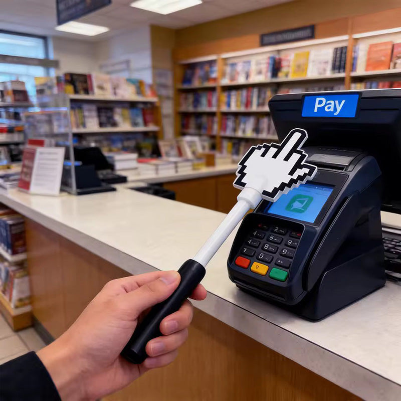 Middle Finger Tap Payment Stick