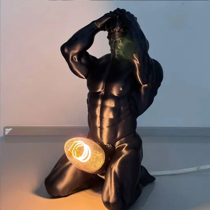 😍😍Bold Male Figure Table Lamp