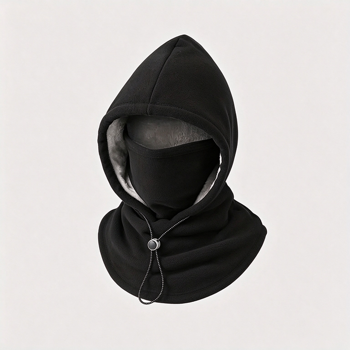 Windproof Fleece Full Face Hood