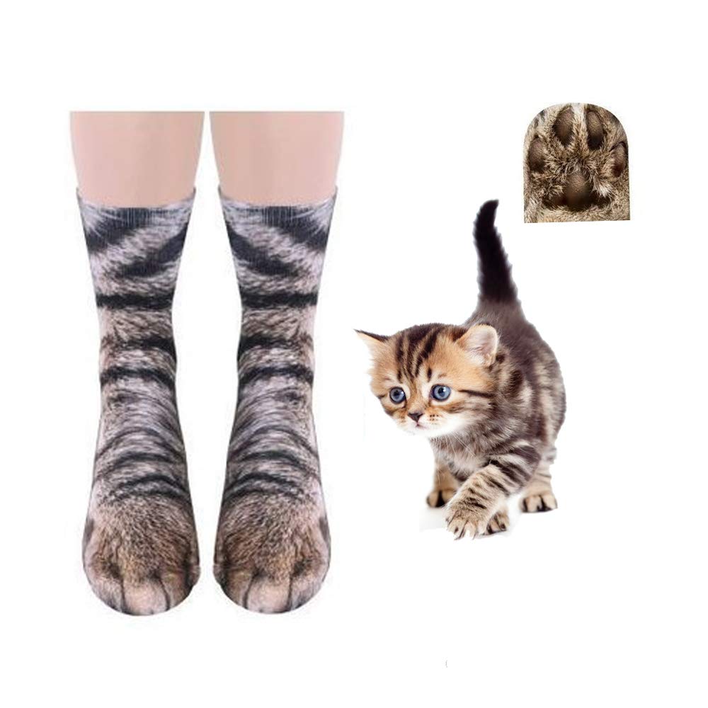 Animal paw print socks
