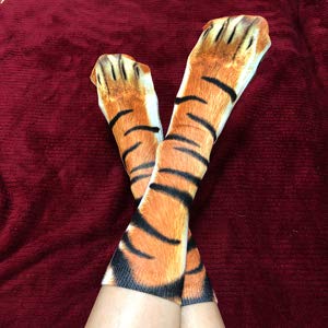 Animal paw print socks