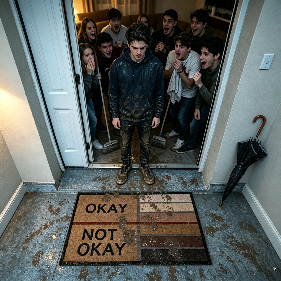 OKAY or not, funny doormat