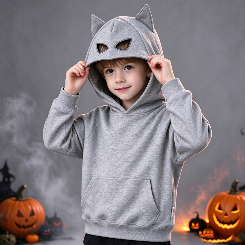 Kids Monster Mask Hoodie