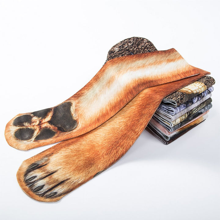 Animal paw print socks