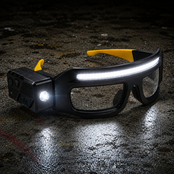 LED Glasses Headlamp Rechargeable Night Light