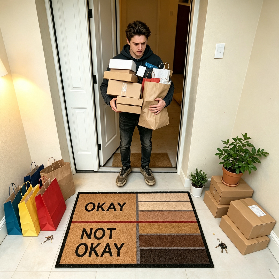 OKAY or not, funny doormat