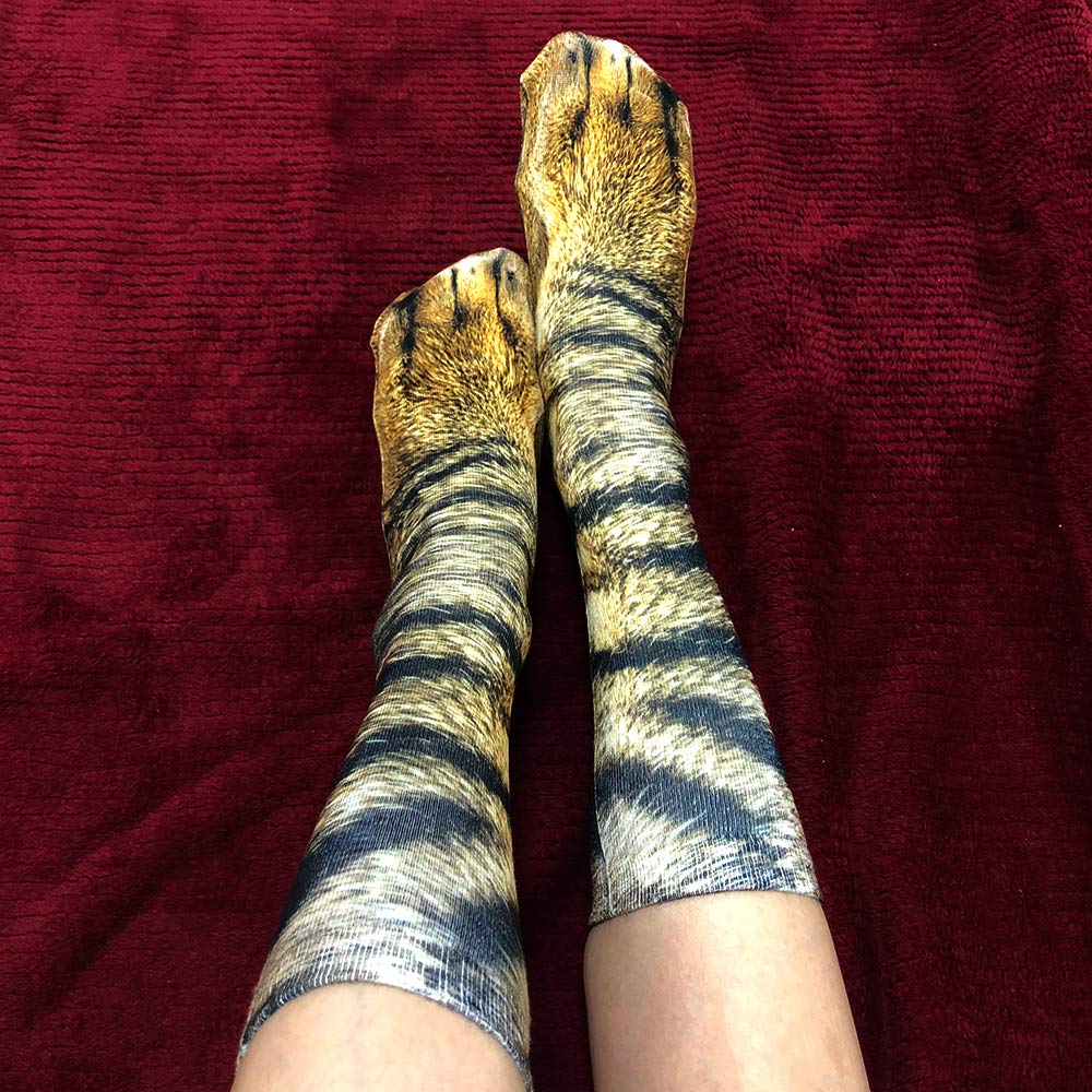 Animal paw print socks