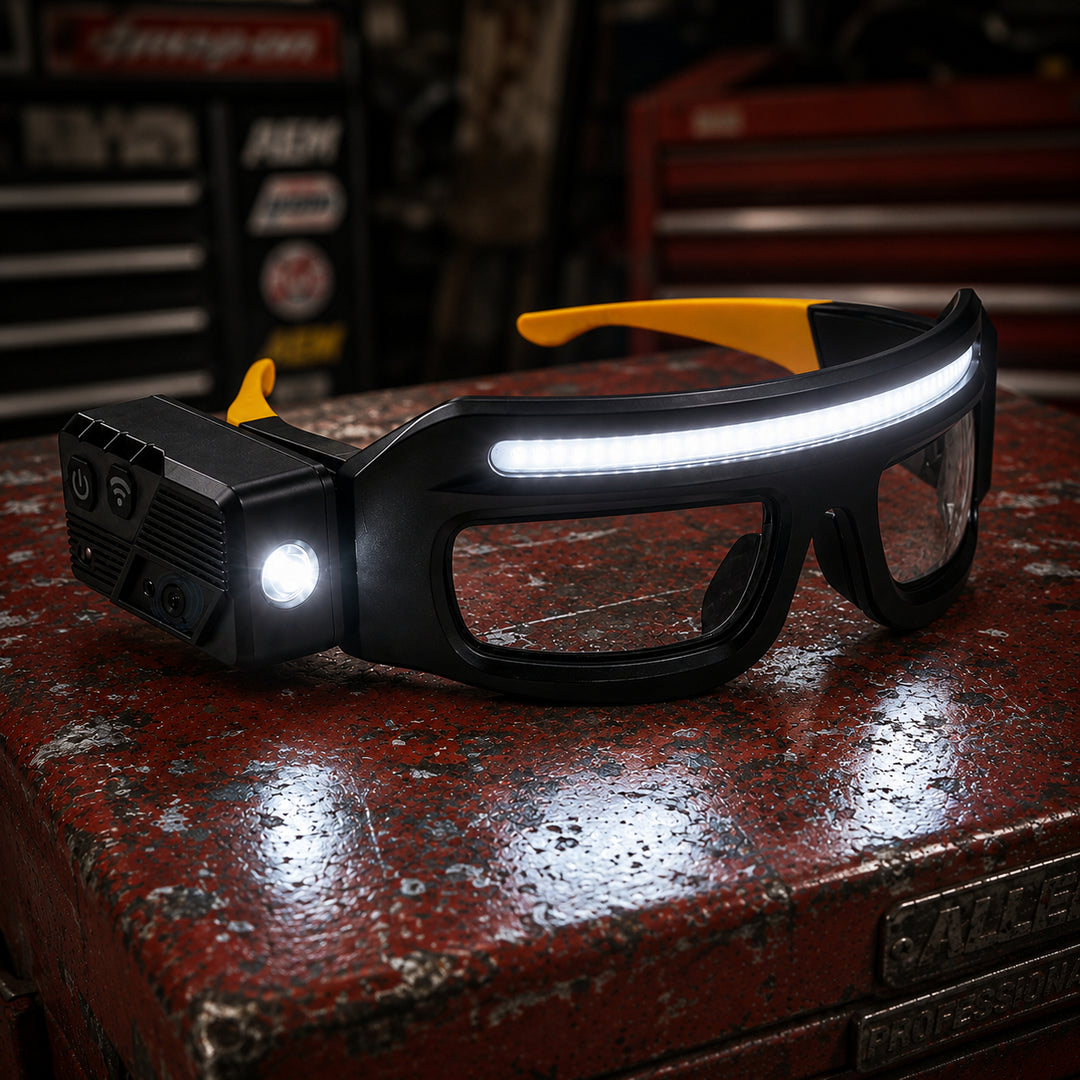 LED Glasses Headlamp Rechargeable Night Light