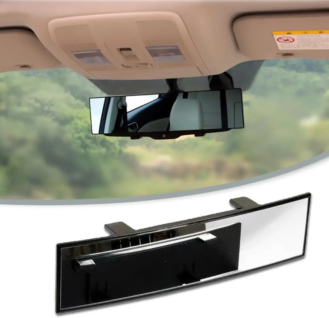 Universal 11.81-inch panoramic convex rearview mirror