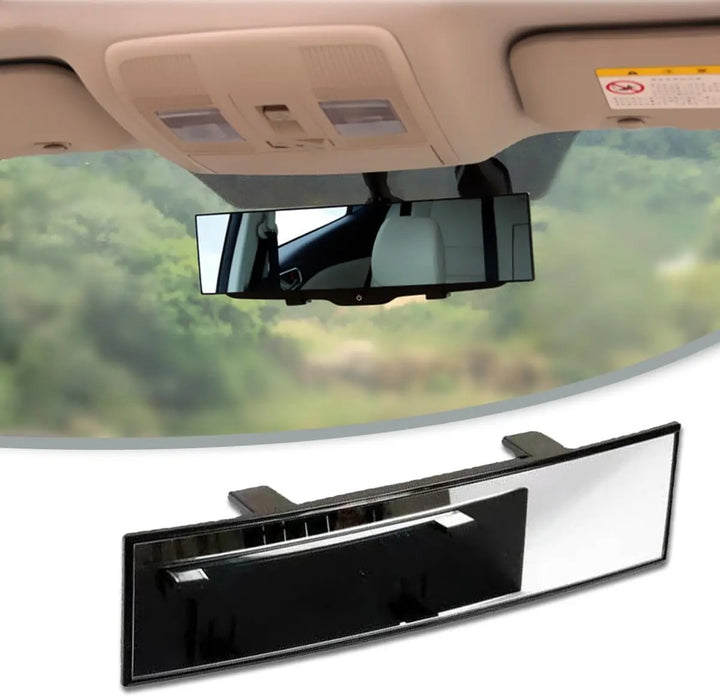 Universal 11.81-inch panoramic convex rearview mirror