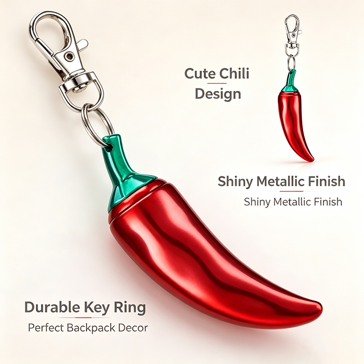 Red Chili Matchstick Keychain