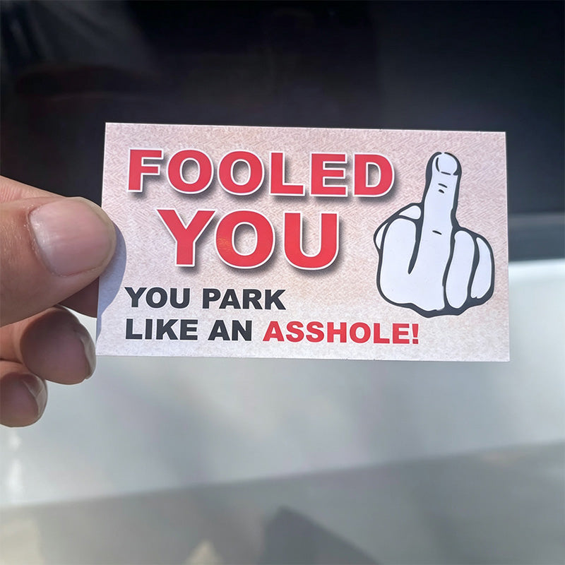 Parking Prank Cards