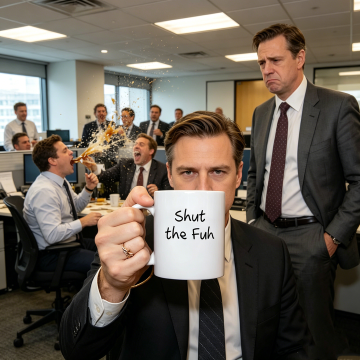 Shut The Fuh Funny Office Ceramic Coffee Mug Gift