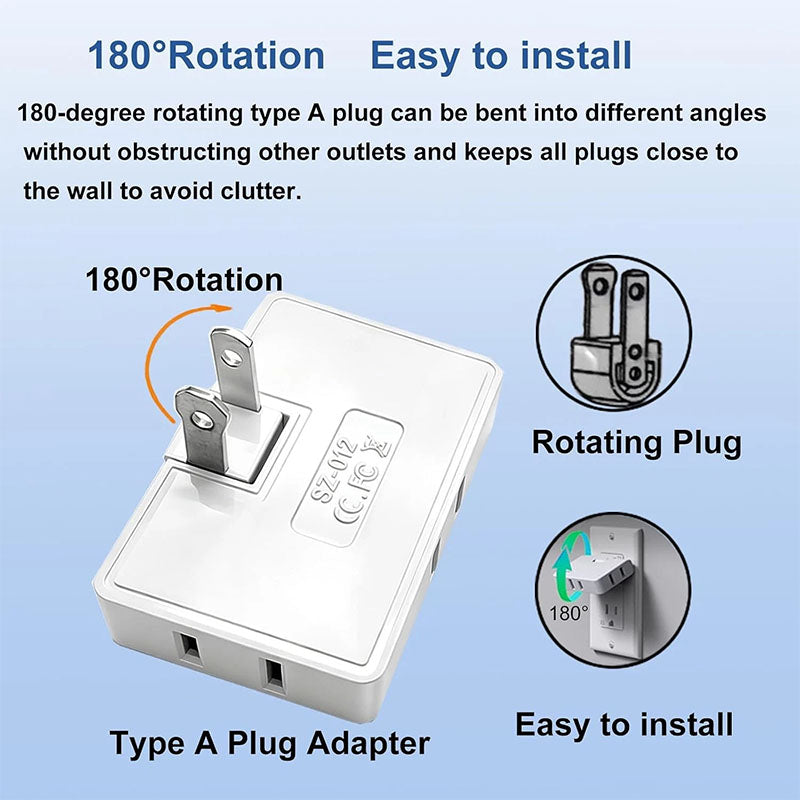 Household 1-to-3 Socket Adapter