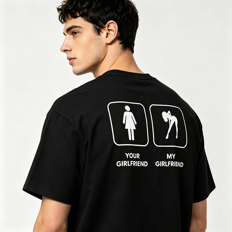 Your Girlfriend vs. My Girlfriend — Short-Sleeve T-Shirt