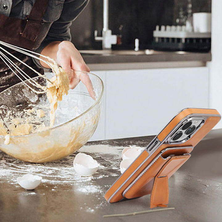 Magnetic card-holder phone case