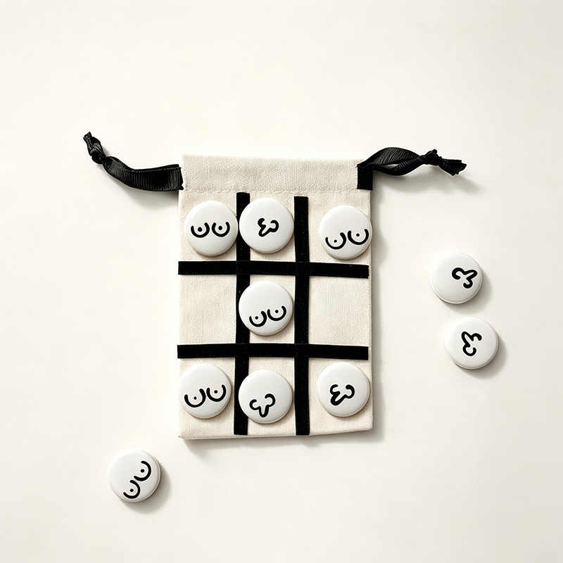 Romantic Couples Tic Tac Toe Game | Elegant Date Night Board Game &amp; Home Decor