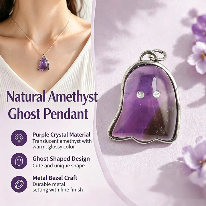 Cute Ghost Pendant Necklace