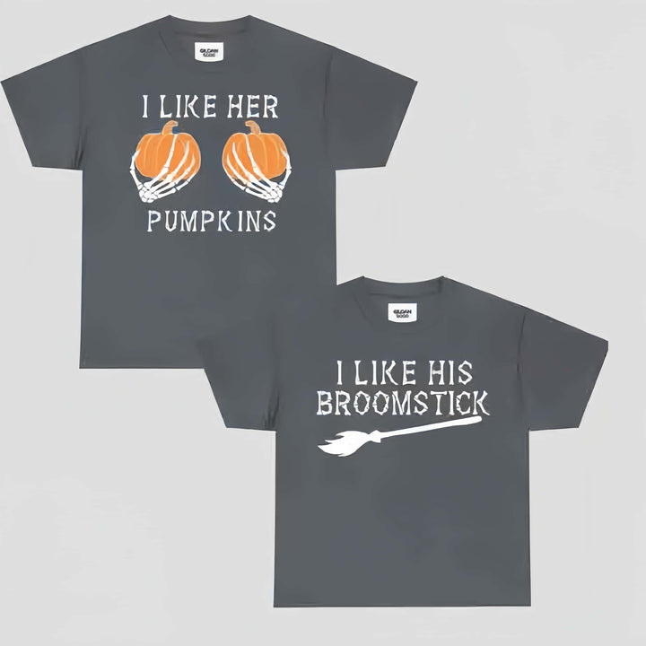 Funny Halloween Couple T-shirt