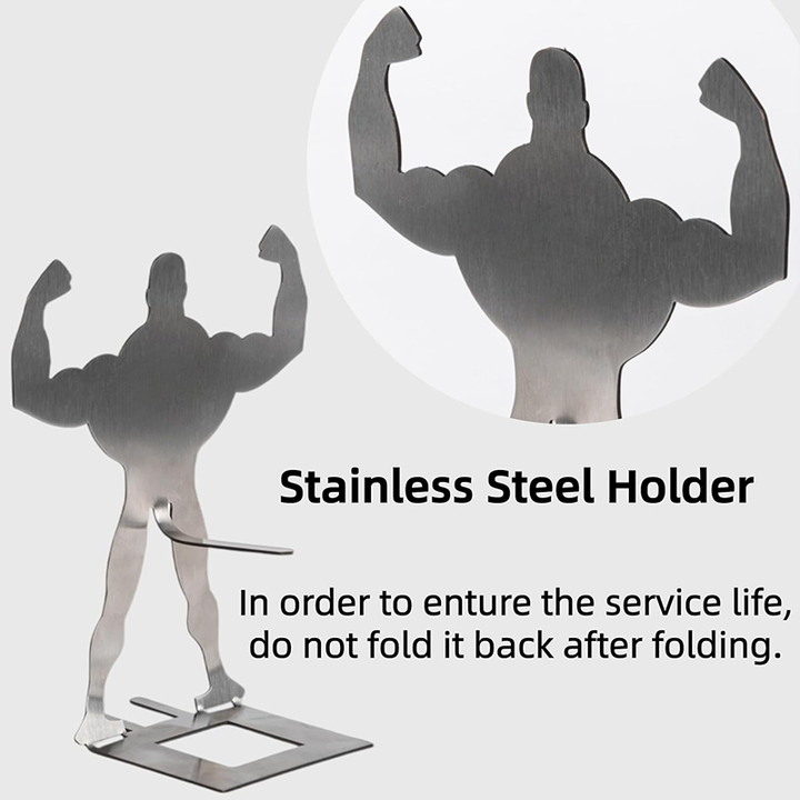 Muscular Male-Shaped Stainless Steel Hot Dog