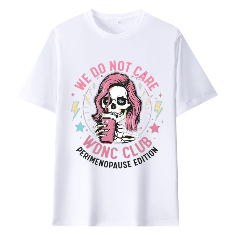 Skull Print Short Sleeve