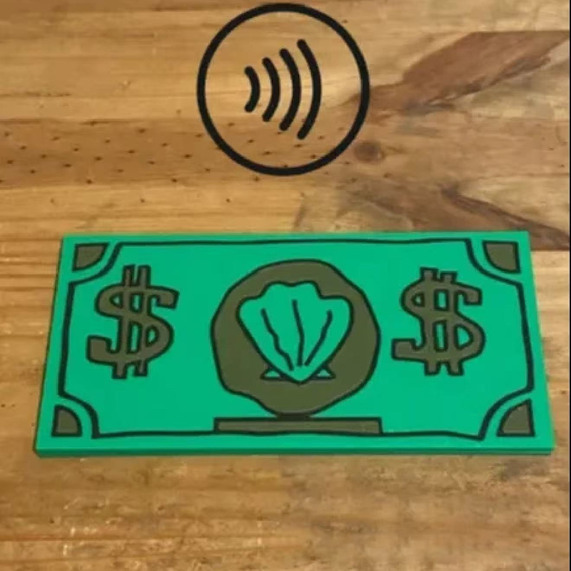 Contact-based payment using 3D-printed coins