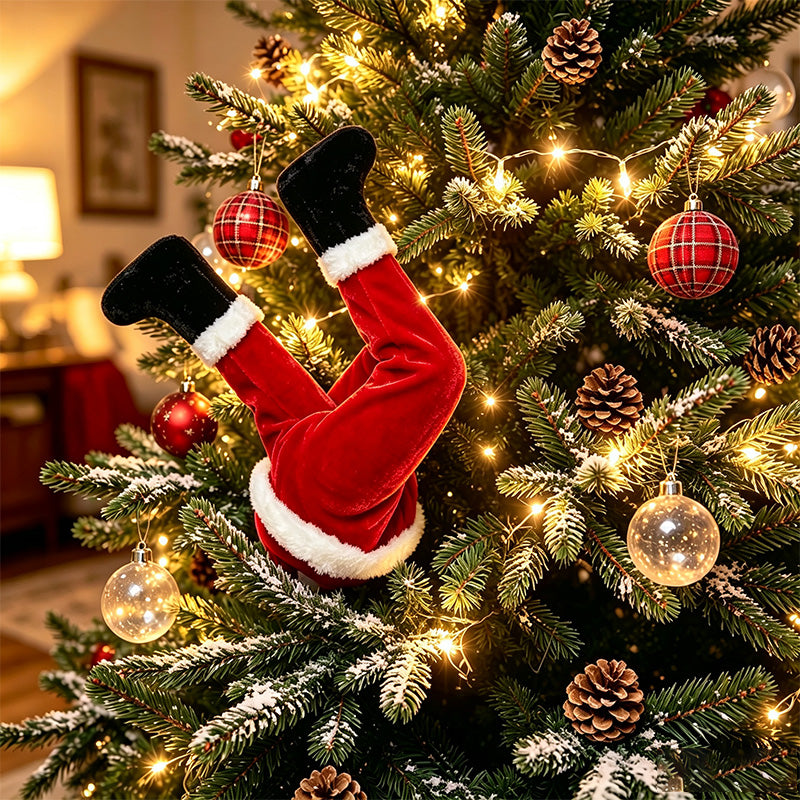 Christmas Swinging Leg Ornament