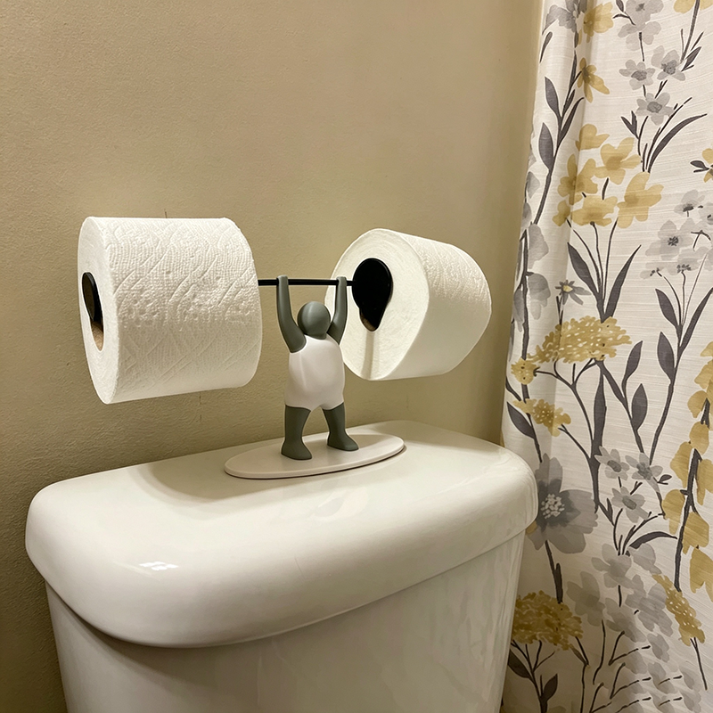 Weightlifter Toilet Paper Holder