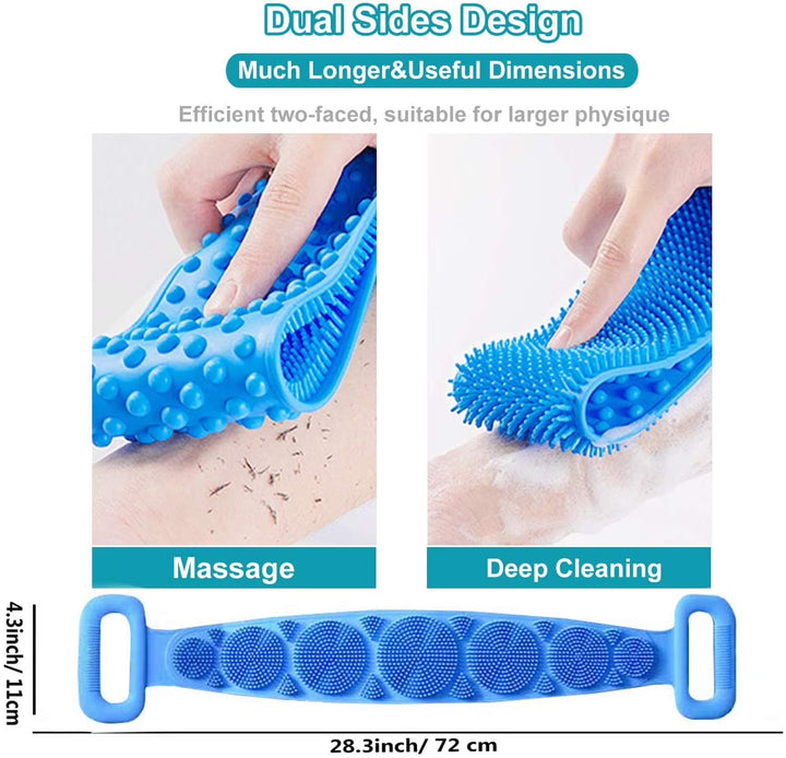 Thick and strong scrubbing strip