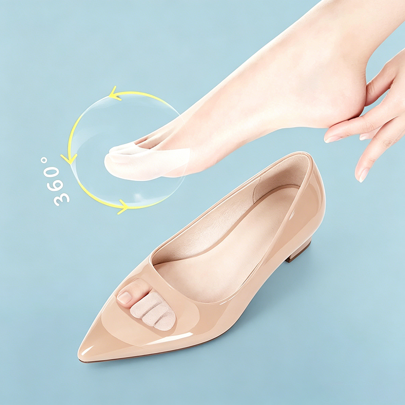 Solid-color toe fillers