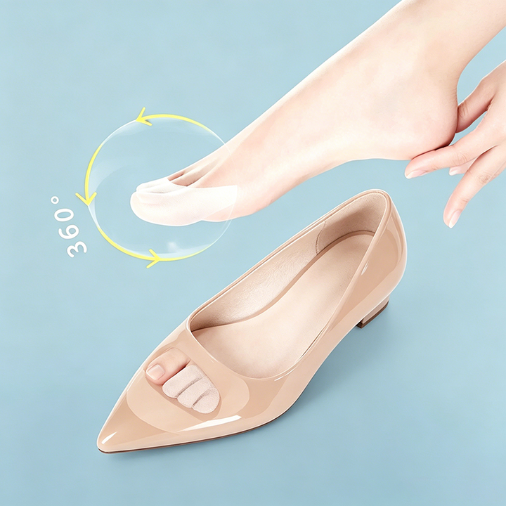 Solid-color toe fillers