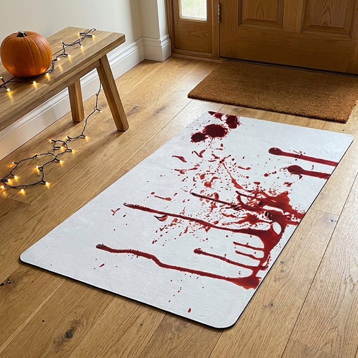 Horror Bloody Footprint Bath Mat