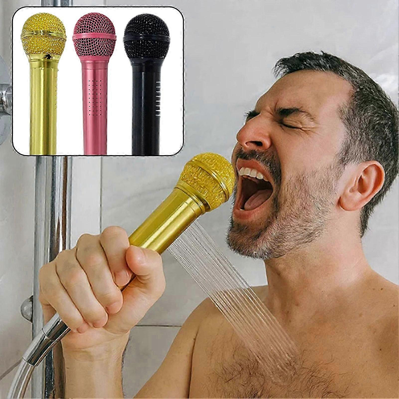 Microphone-Shaped Creative Showerhead