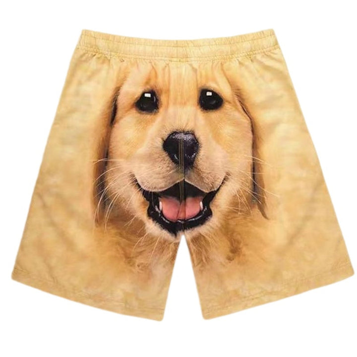 Funny Dog Graphic Shorts Casual Streetwear