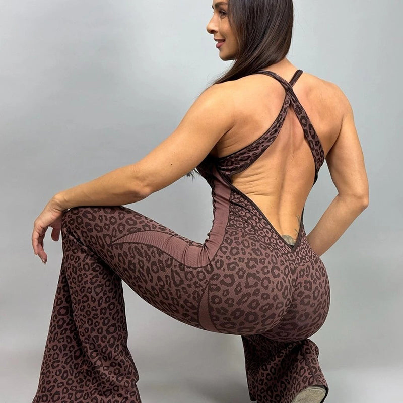 Braided Flare Quick-Drying Fitness Bodysuit