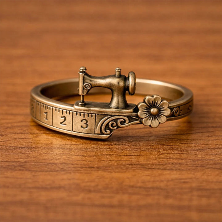 Retro sewing machine bracelet set