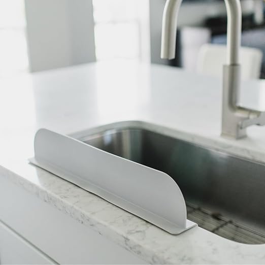 Silicone sink splash guard