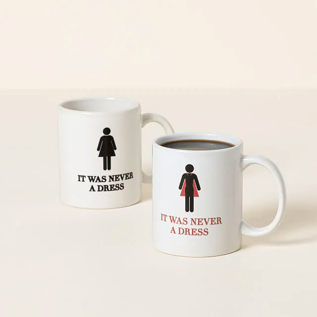 IT WAS NEVER A DRESS-mug
