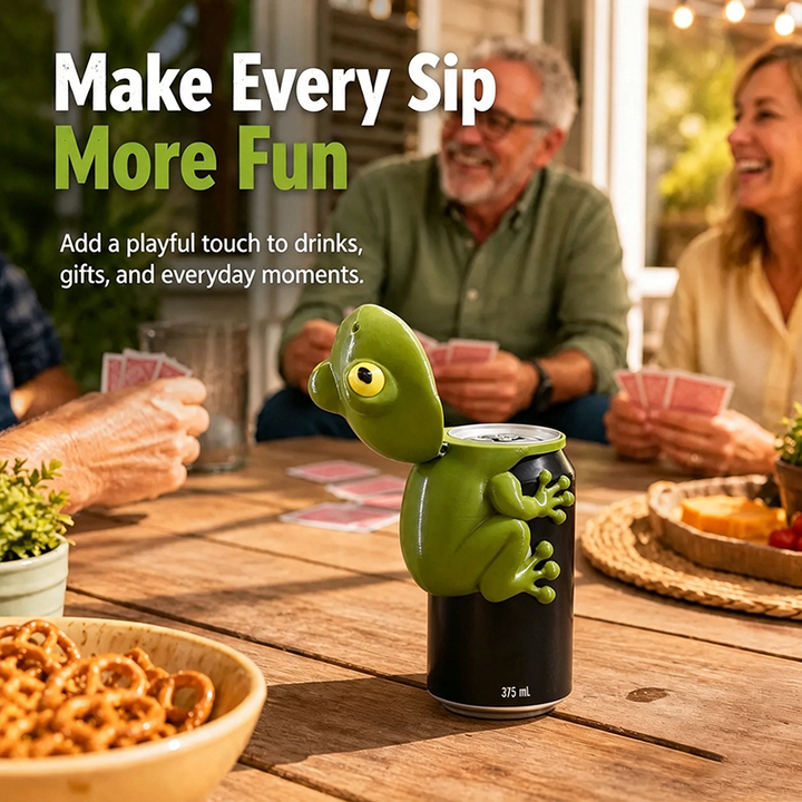 Fun Animal-Shaped Can Lids