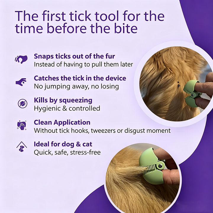 Pet Tick Remover Tool for Dogs and Cats
