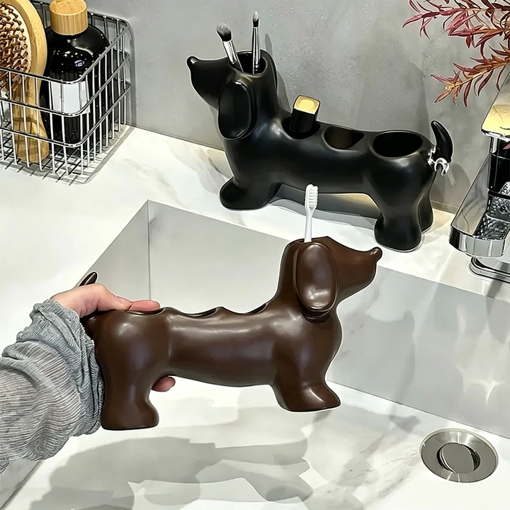 Creative Dachshund Toothbrush Holder