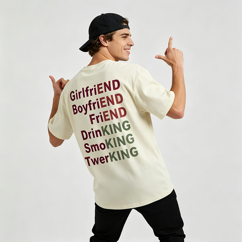 Fun and Comfortable Colorful Print T-Shirt