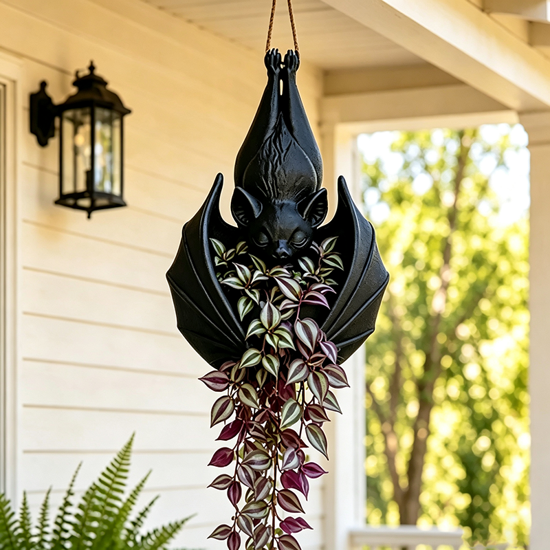 Bat-shaped flowerpot