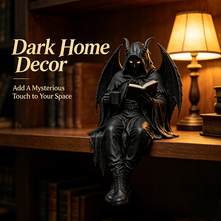 Skull Bookshelf Decor