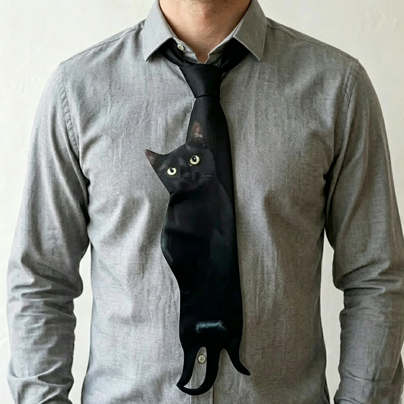 Animal-print shirt paired with a men&
